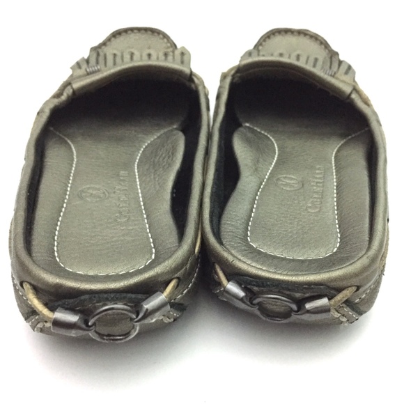 Cole Haan Bronze Leather Kiltie Horsebit Slides - Picture 5 of 8